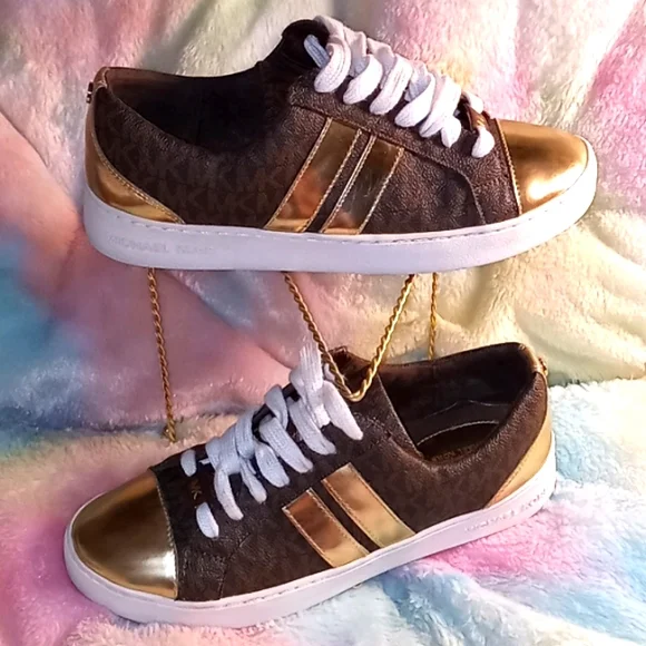 Michael kors catelyn sales stripe lace up